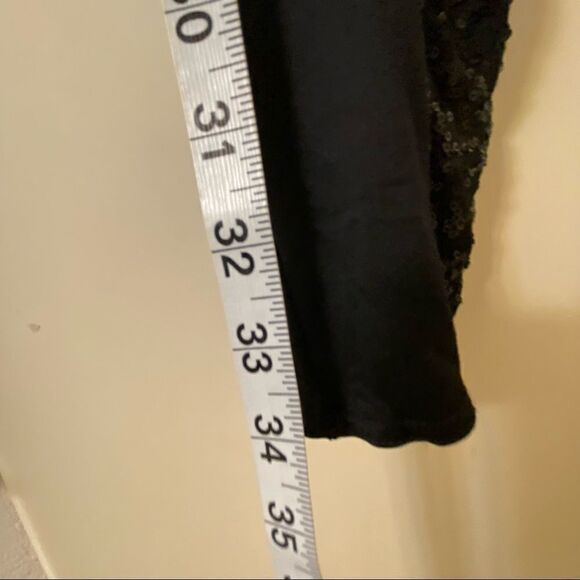 Weissman dance costume black sequins pants LE JAZZ HOT PEPLUM LEGGINGS Adult SA - Picture 6 of 11